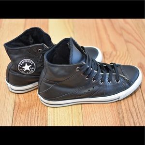 Leather Converse